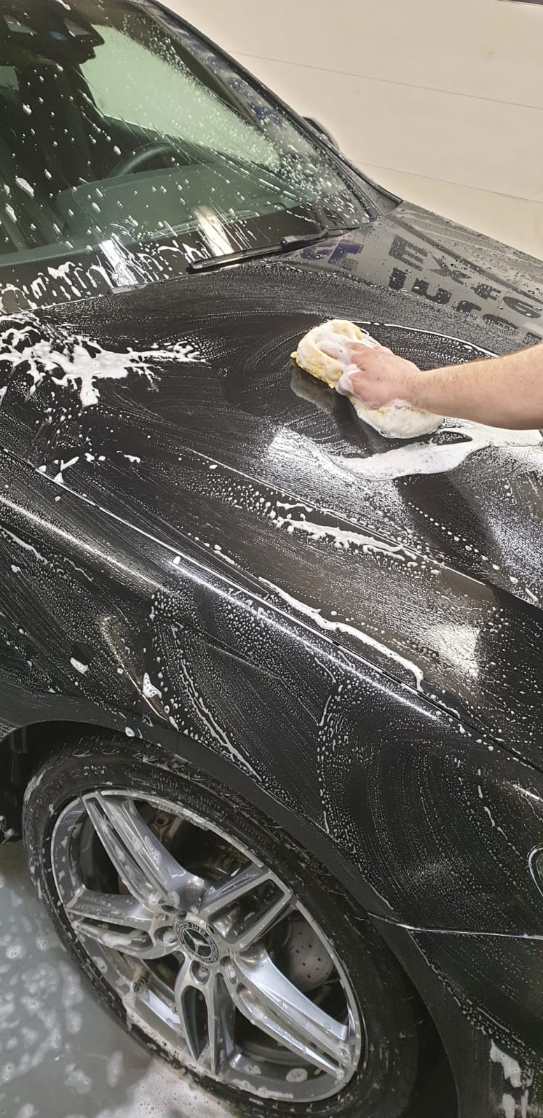 Lavage main Mercedes mousse Toplavage13 Marseille